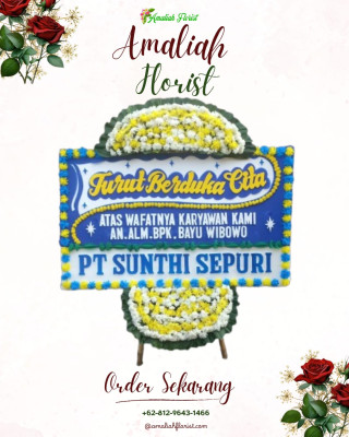 Papan Bunga Duka di Tirtonirmolo